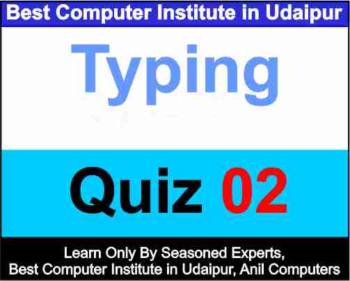 Typing Quiz 2