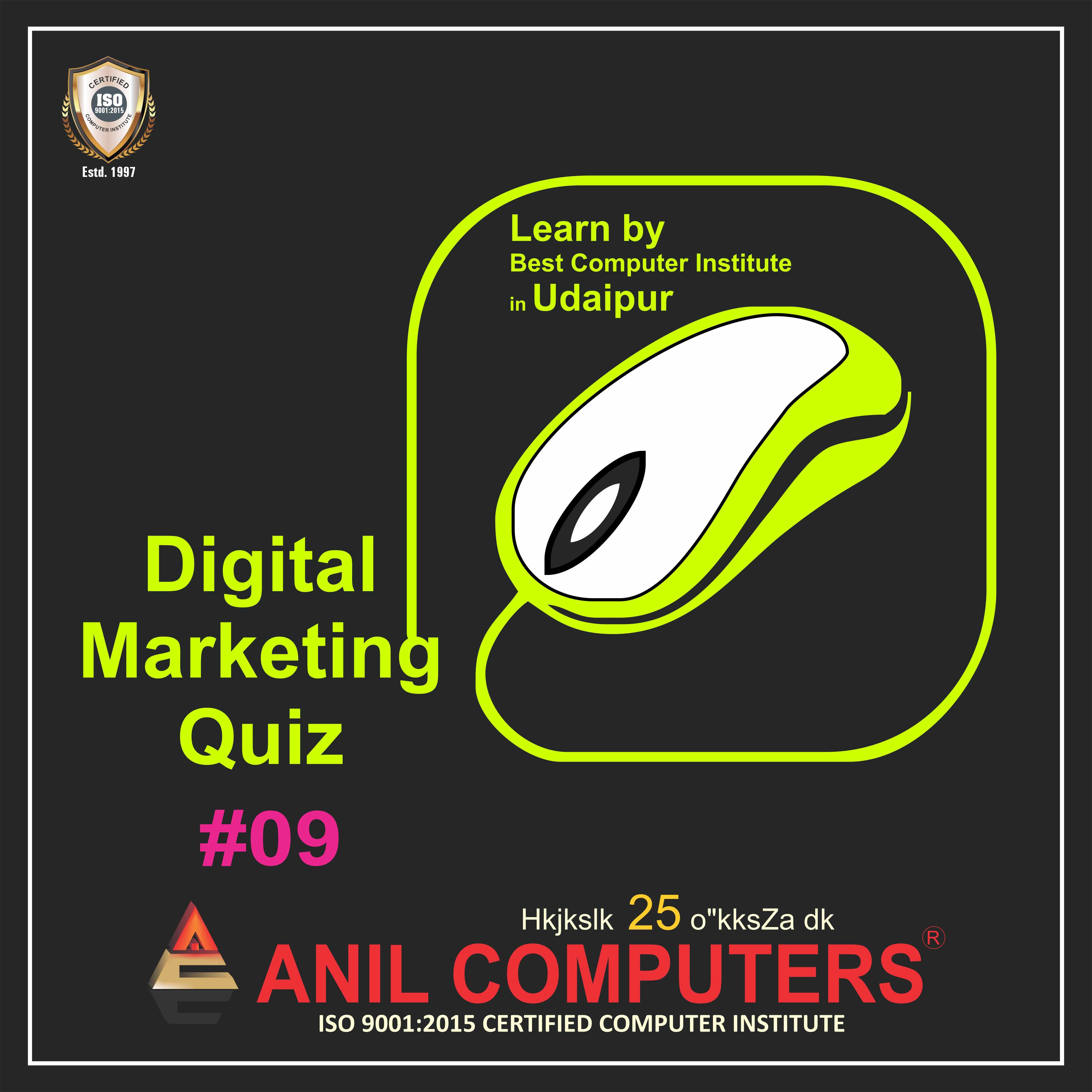 Digital Marketing Exam Quiz 9