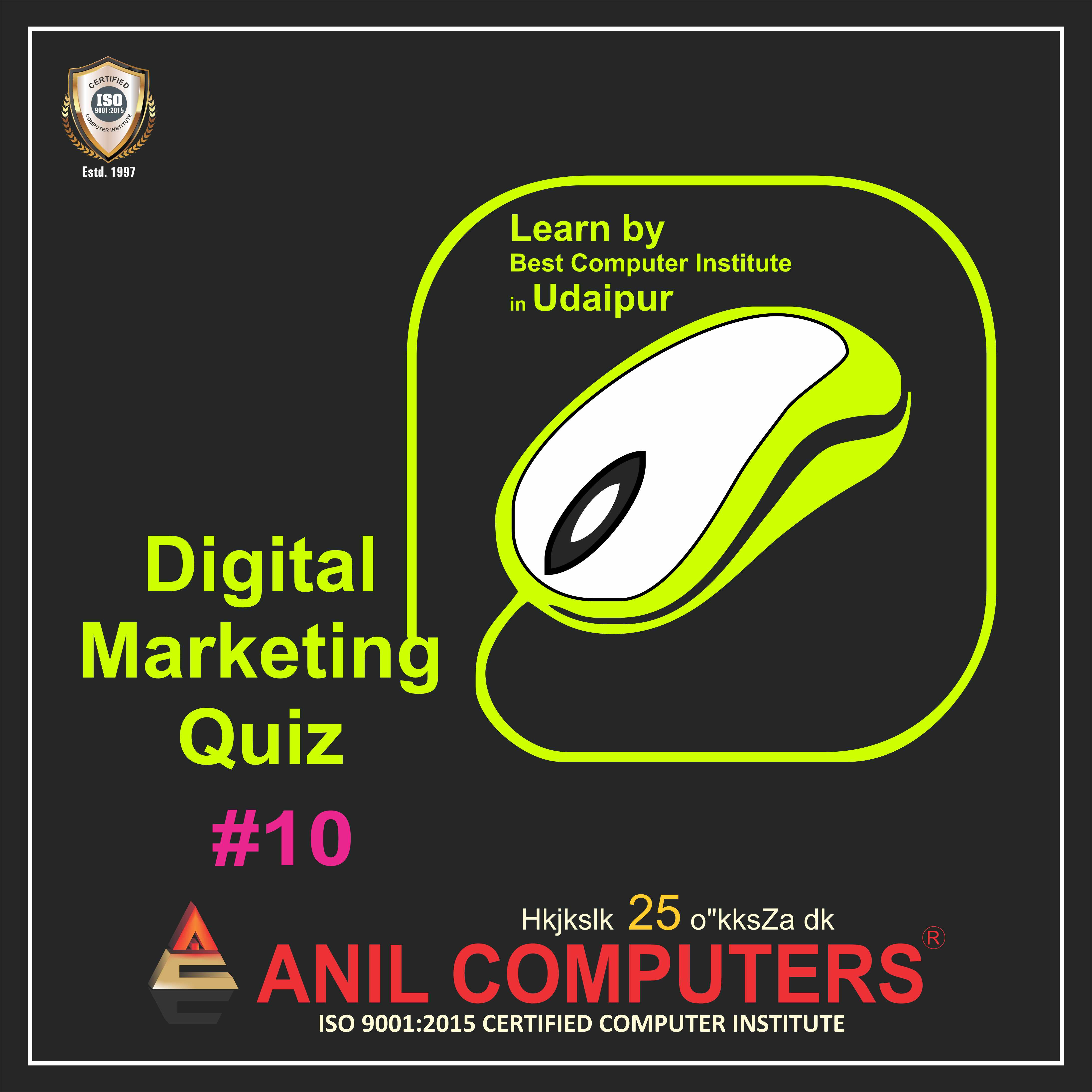 Digital Marketing Exam Quiz 10