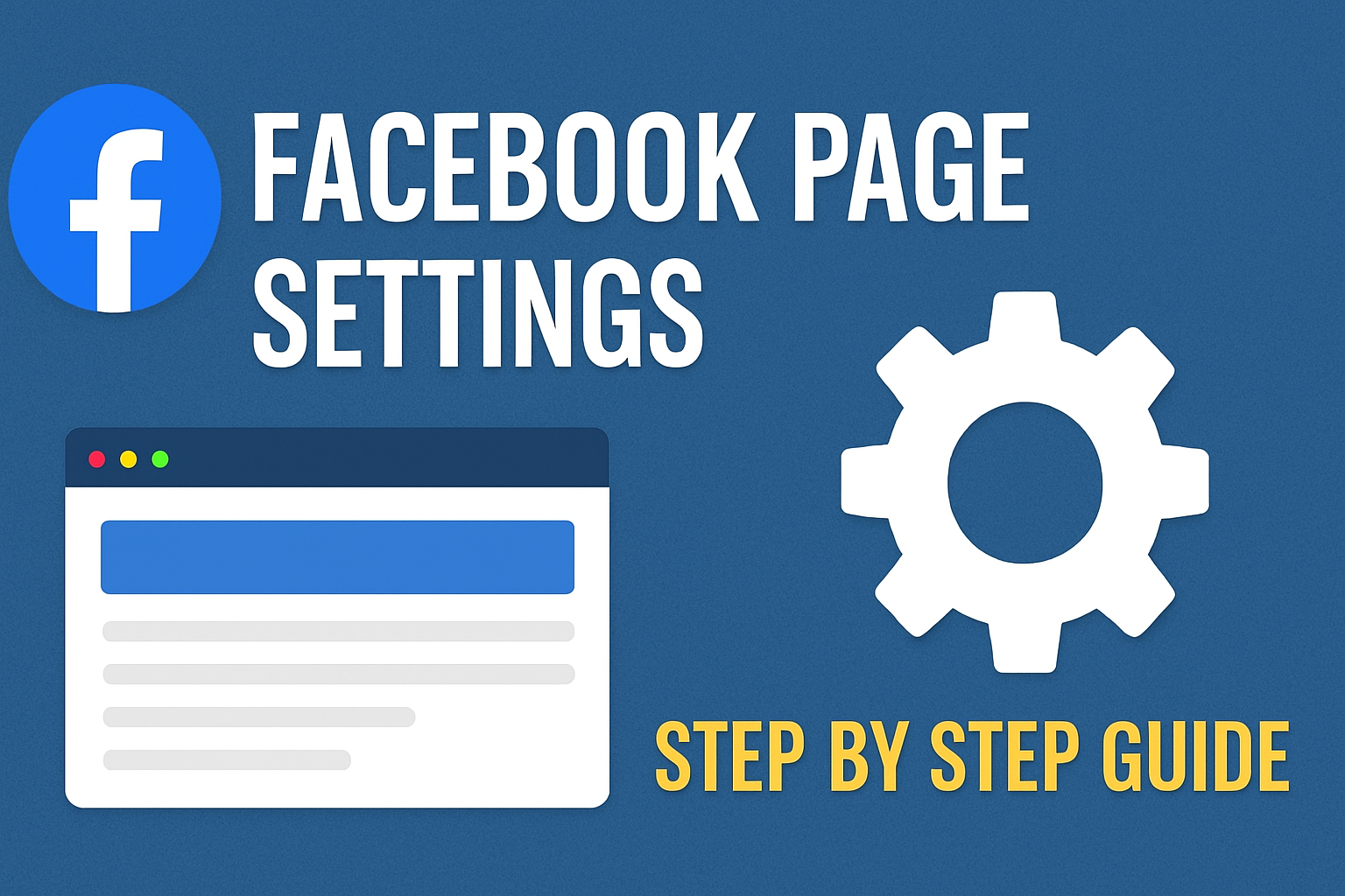 Facebook Page Setting