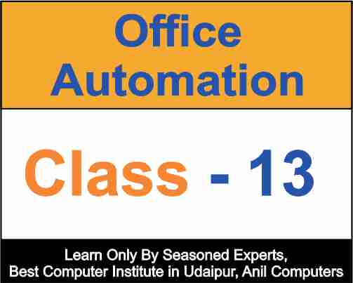 MS Office Class 13