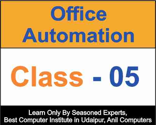 MS Office Class 5