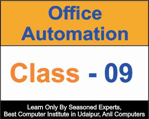 Ms Office class 9