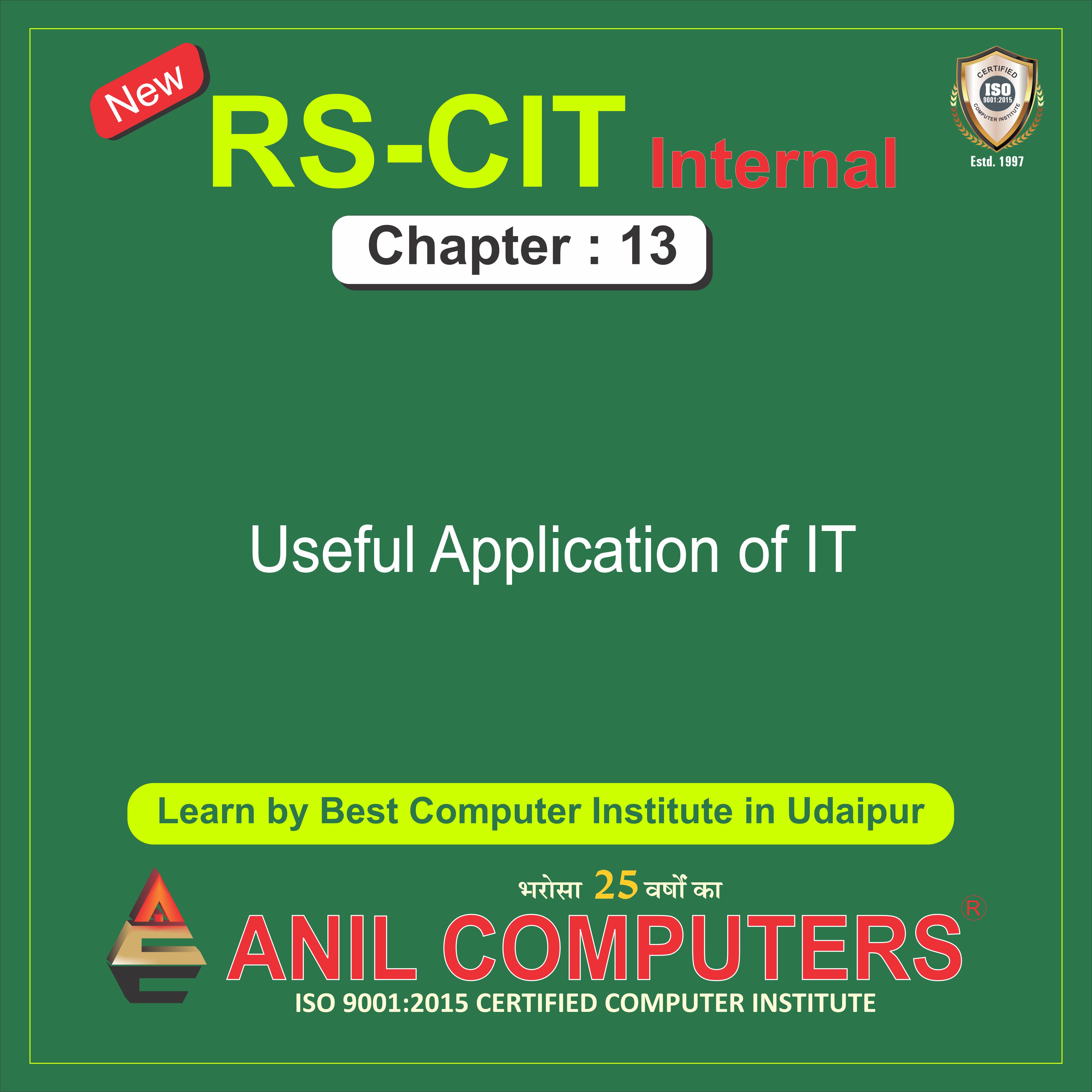 Chapter 13 Useful Application of IT New