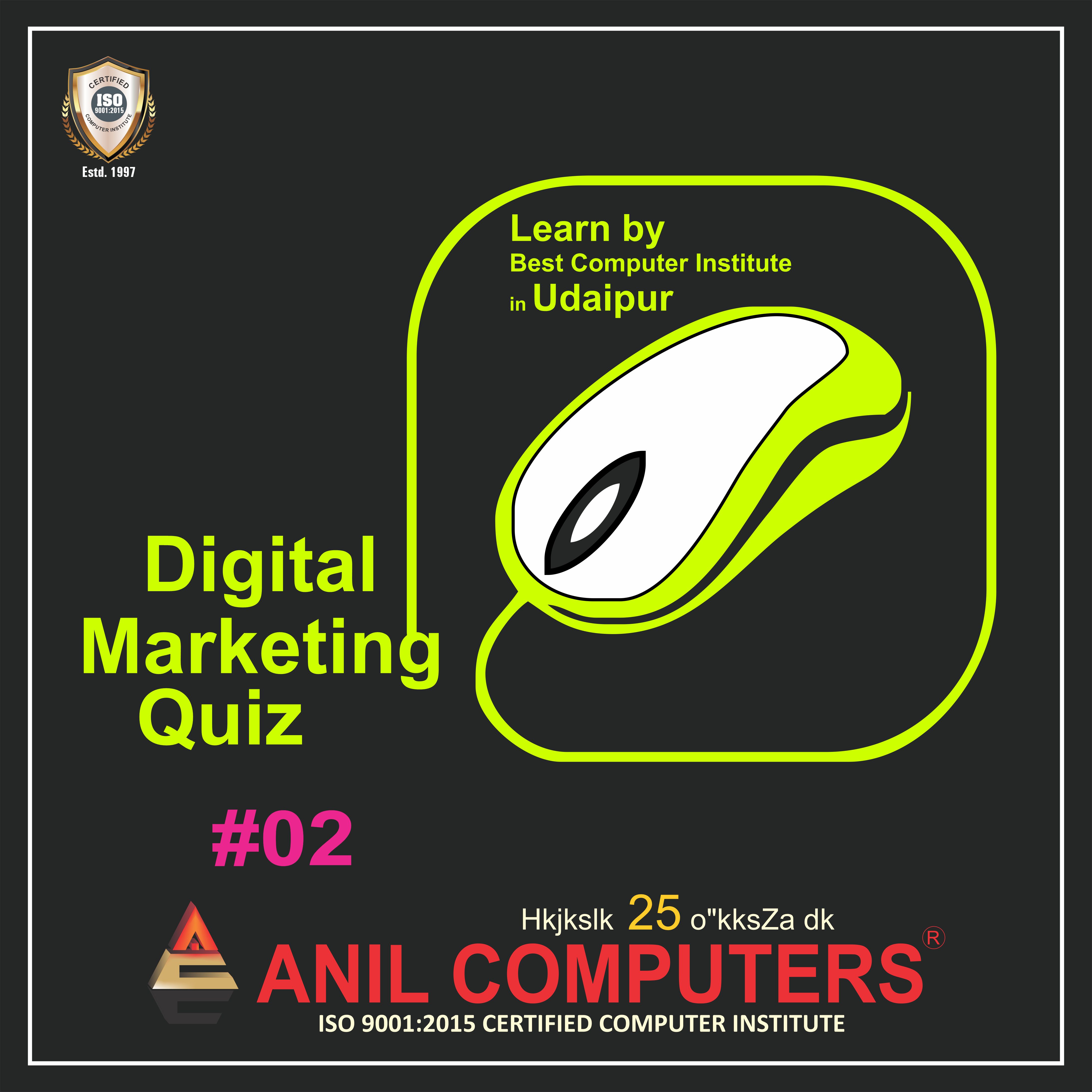 Digital Marketing Exam Quiz 2