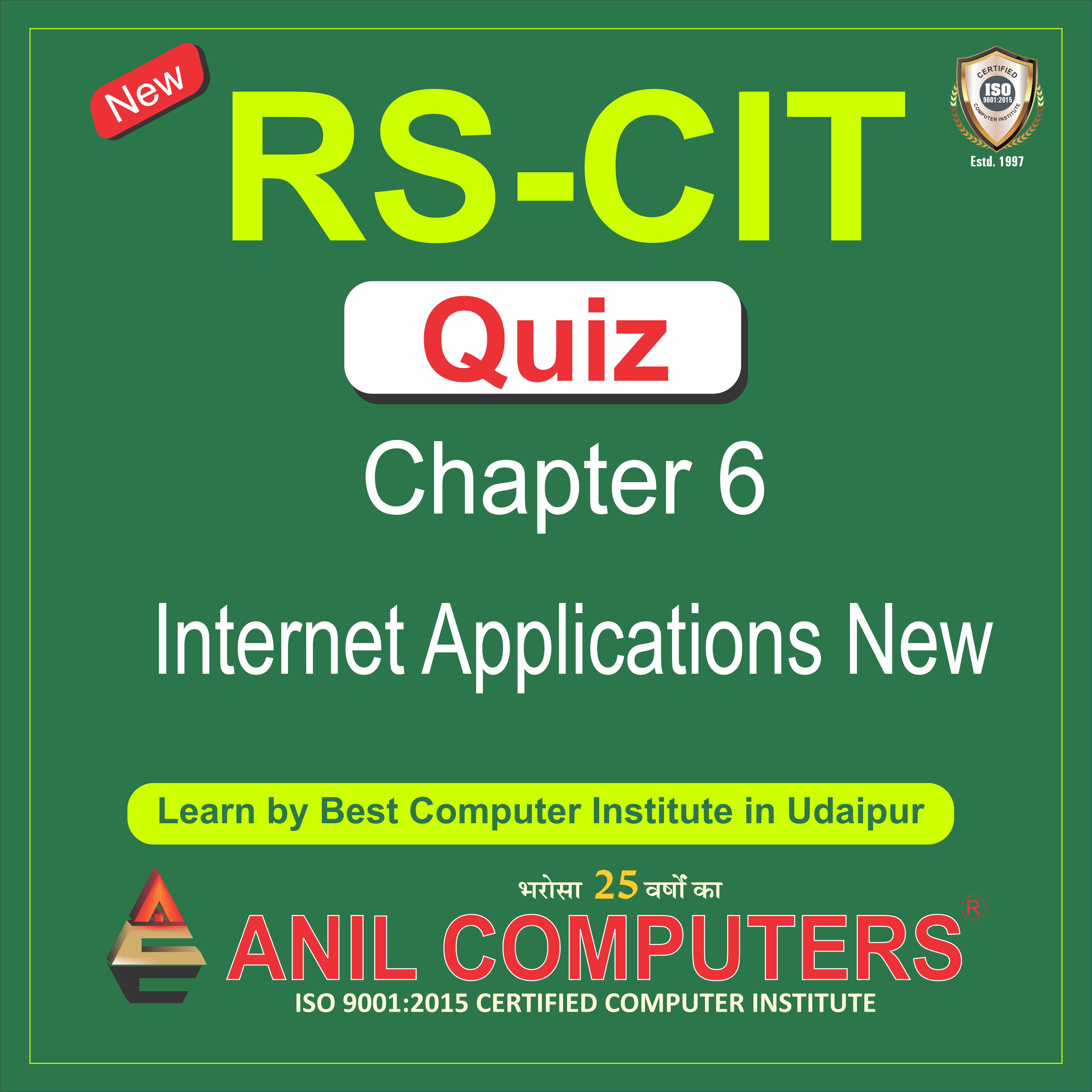 New Syllabus Internet Application Quiz 6