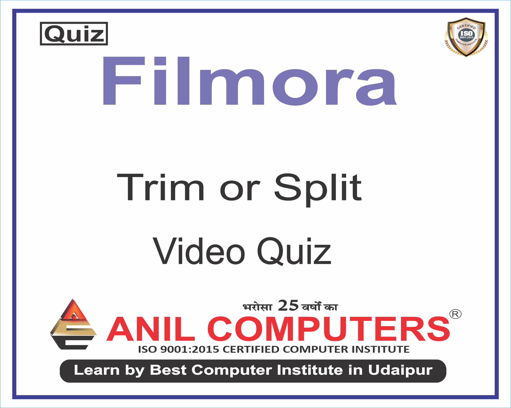 Trim or Split Video Quiz