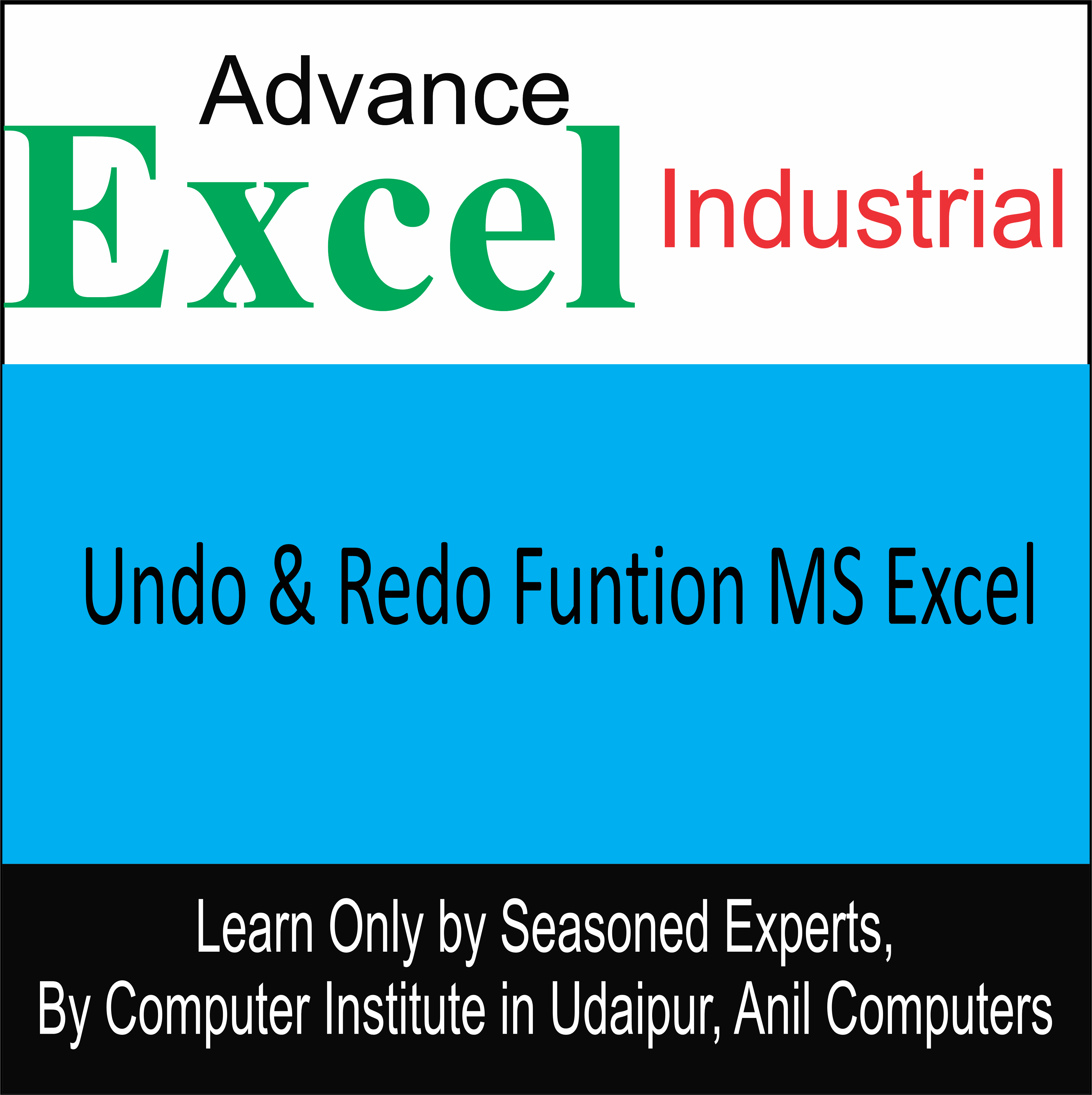 Undo & Redo Funtion In MS Excel