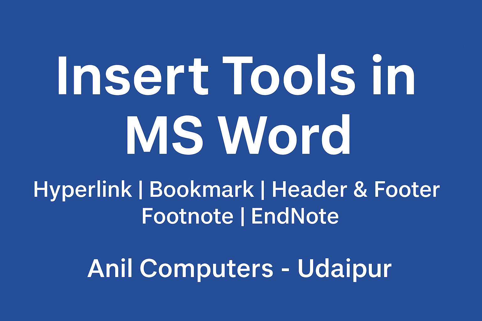 Insert Tools Explained 1 English