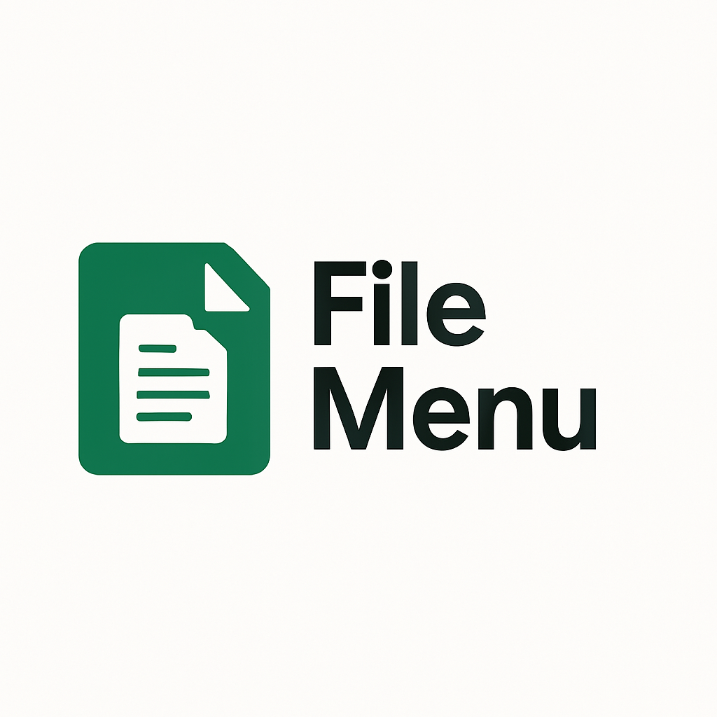 File Menu