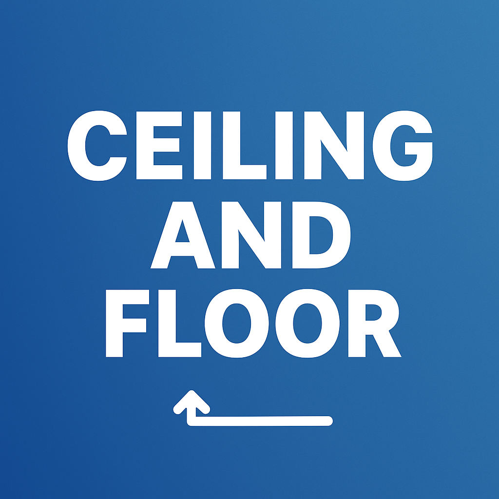 Ceiling and floor
