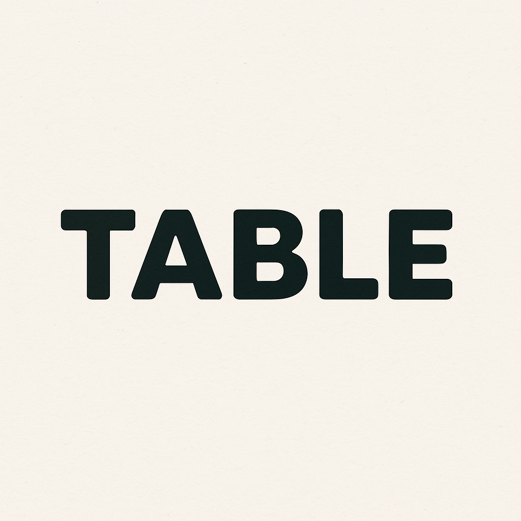 Table